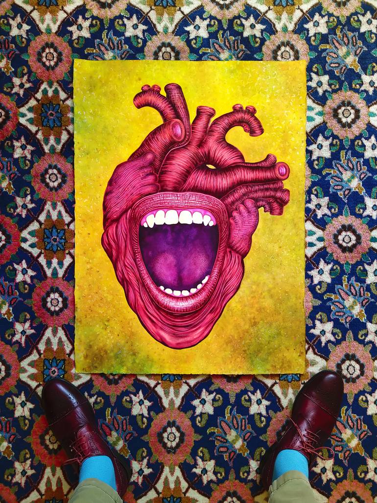 Original Surrealism Pop Culture/Celebrity Painting by Igor Pose