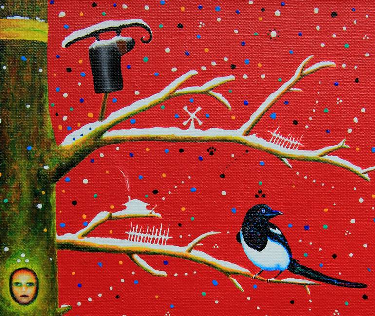 Original Folk Nature Painting by Igor Pose