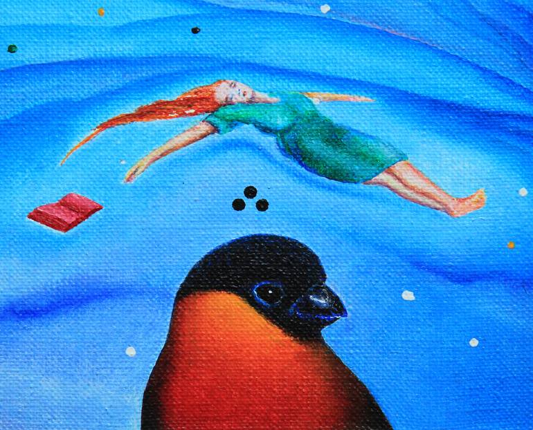 Original Folk Nature Painting by Igor Pose