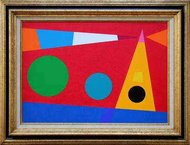 Original Abstract Geometric Paintings by Igor Pose