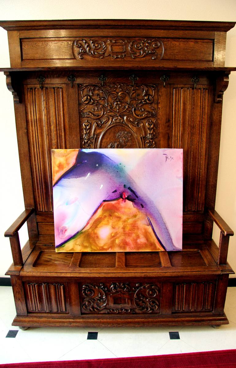 Original Expressionism Erotic Painting by Igor Pose