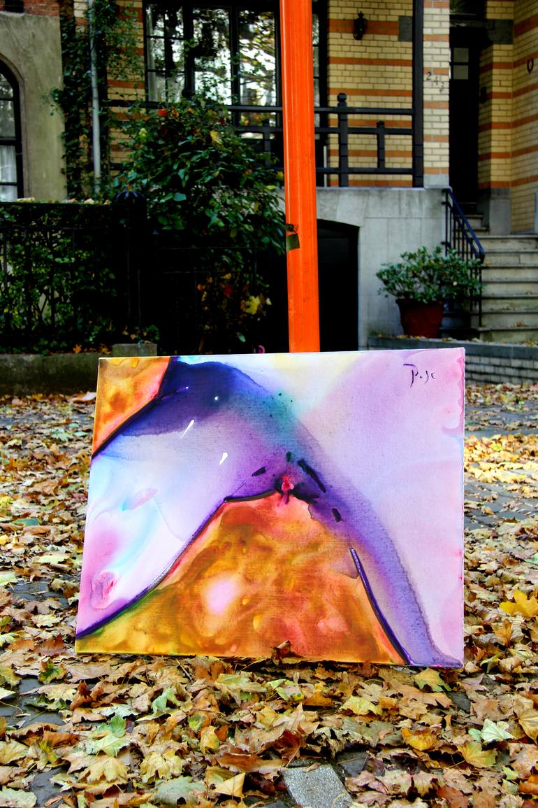Original Expressionism Erotic Painting by Igor Pose