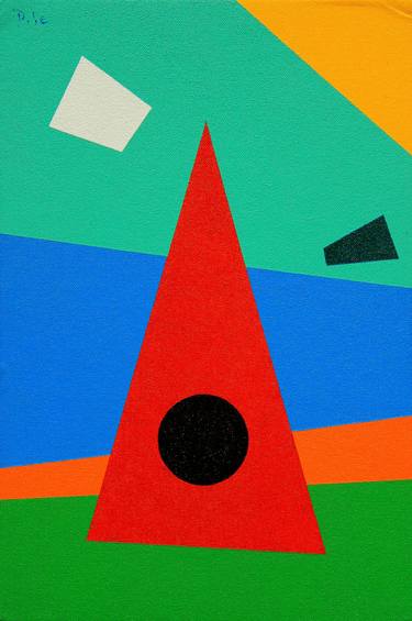 Original Conceptual Geometric Paintings by Igor Pose