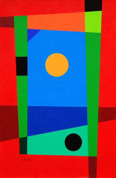 Print of Conceptual Geometric Paintings by Igor Pose
