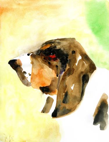 Print of Dogs Paintings by Igor Pose