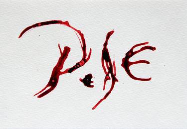 Original Documentary Calligraphy Paintings by Igor Pose