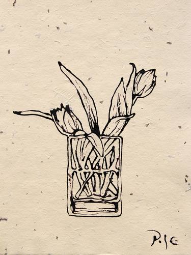 Original Floral Drawings by Igor Pose