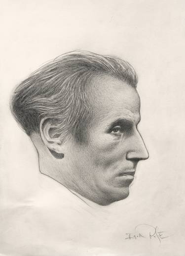 Print of Portraiture Portrait Drawings by Igor Pose