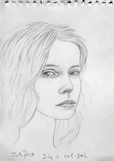 Print of Realism Portrait Drawings by Igor Pose