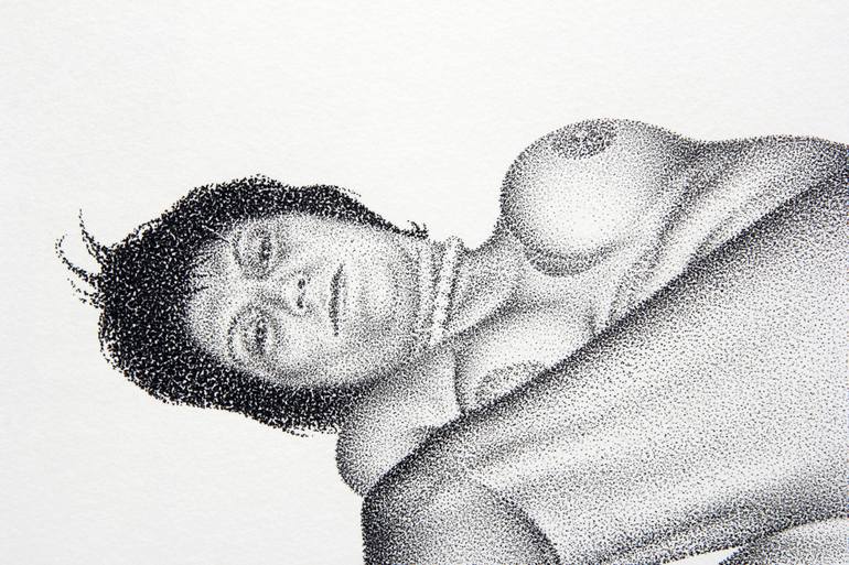 Original Figurative Nude Drawing by Igor Pose