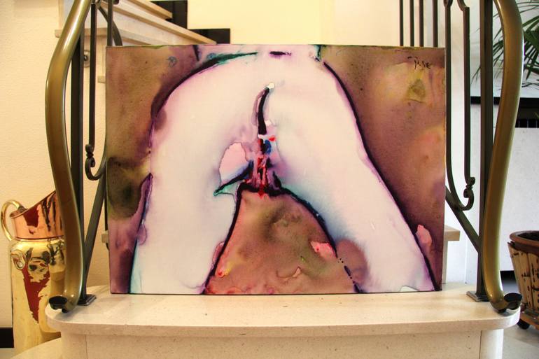 Original Expressionism Erotic Painting by Igor Pose