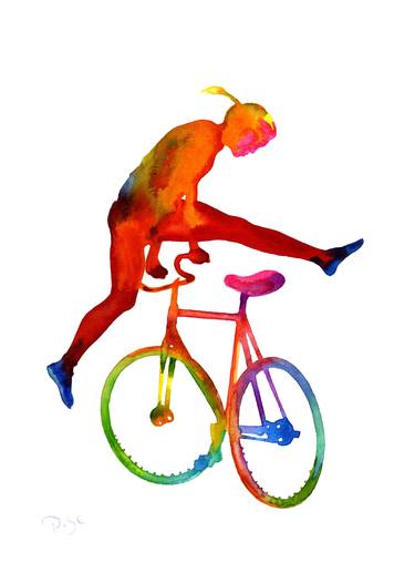 Print of Conceptual Bike Paintings by Igor Pose