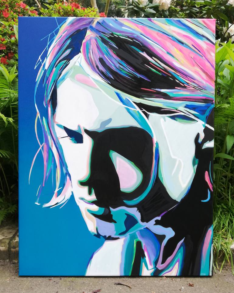 Original Contemporary Pop Culture/Celebrity Painting by Zinah Zumorito