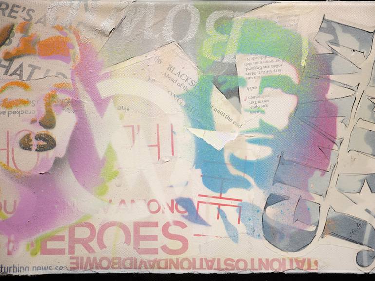 Original Pop Art People Painting by Zinah Zumorito