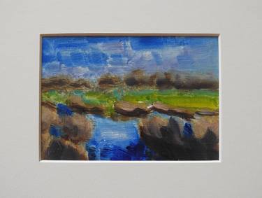 Original Impressionism Landscape Painting by Helena Stroo