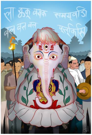 Print of Illustration Classical mythology Digital by Sanyukta Shrestha