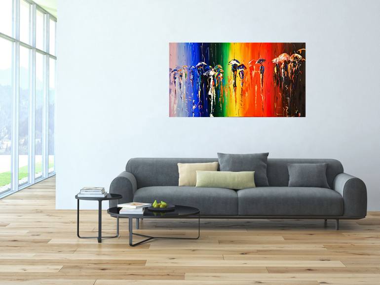 Original Abstract Painting by Viktor Noface