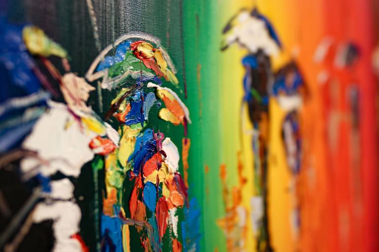 Original Abstract Painting by Viktor Noface