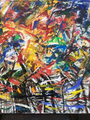 Print of Abstract Expressionism People Paintings by Stephen Phillips