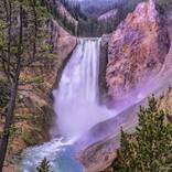 Yellowstone Falls, Wyoming. by Tim Fitzharris
