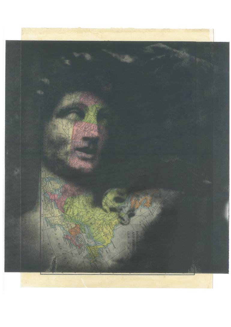 Original Symbolism Classical Mythology Printmaking by Francesca Centioni 