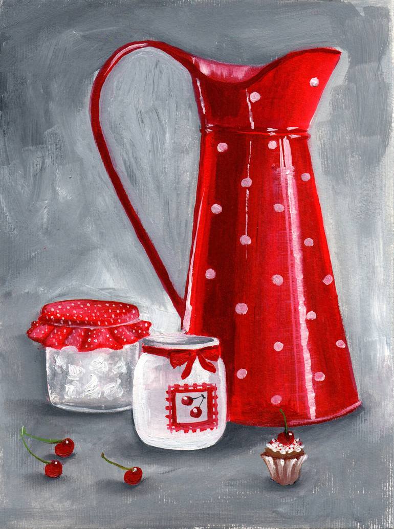 Provence jug Painting by Yuliya Eroshenko | Saatchi Art