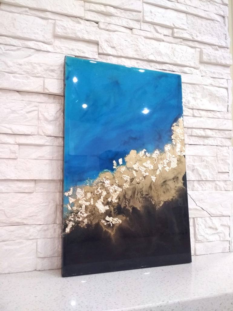 Original Modern Abstract Painting by Polina Myasnikova