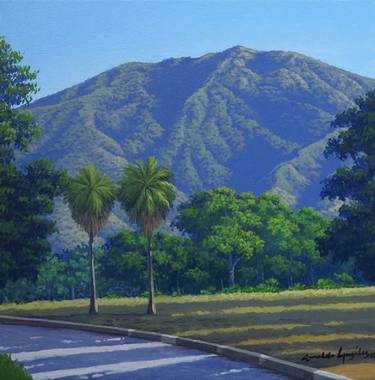 Print of Fine Art Landscape Paintings by Arnaldo Gonzalez Leon
