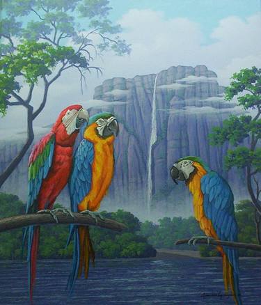 Print of Animal Paintings by Arnaldo Gonzalez Leon
