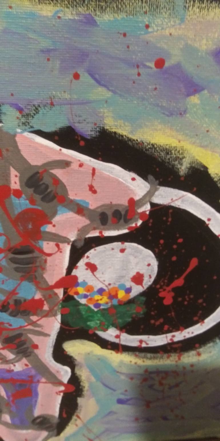 Original Abstract Expressionism Abstract Painting by Meagan Barnes
