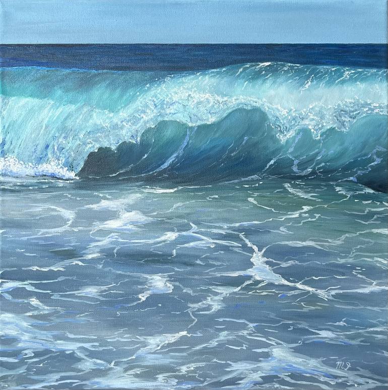 Print of Photorealism Seascape Paintings by Inna Mart