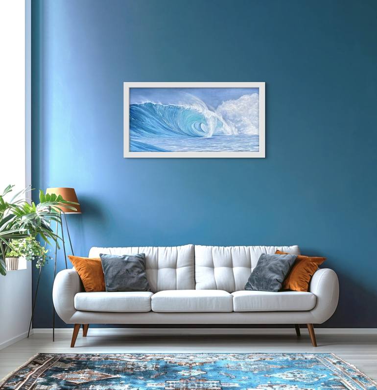 Original Photorealism Seascape Painting by Inna Mart