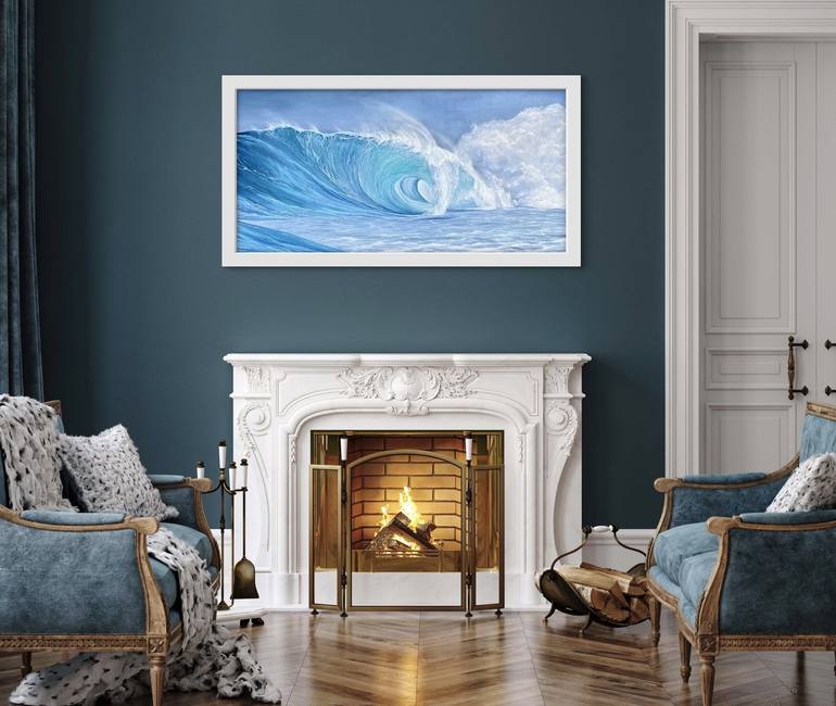 Original Photorealism Seascape Painting by Inna Mart