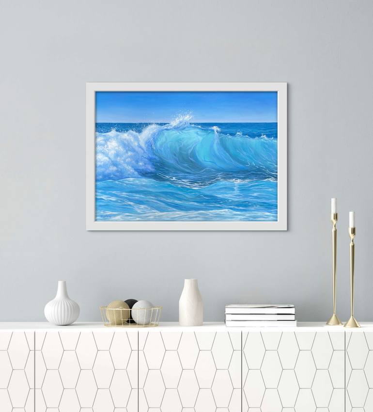 Original Modernism Seascape Painting by Inna Mart