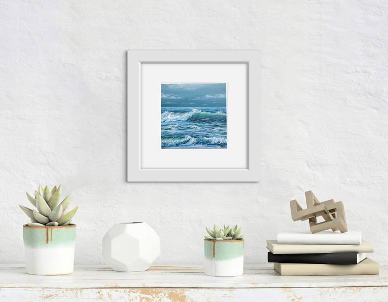 Original Photorealism Seascape Painting by Inna Mart