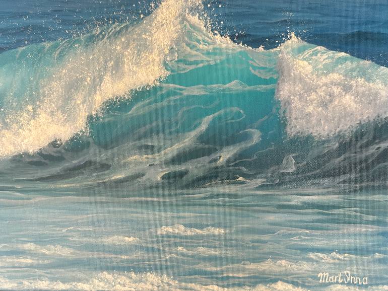 Original Realism Seascape Painting by Inna Mart
