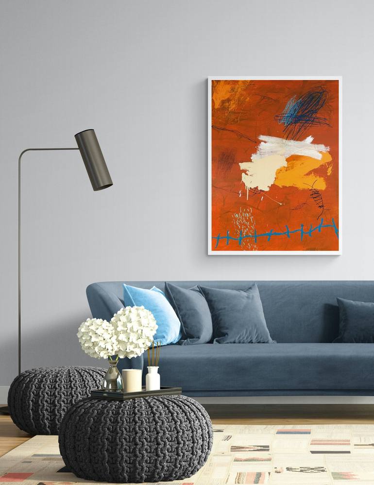 Original Abstract Painting by William Parker