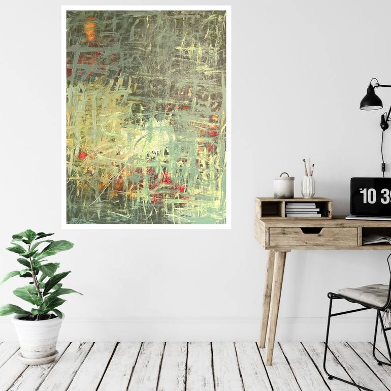 Original Expressionism Abstract Painting by William Parker