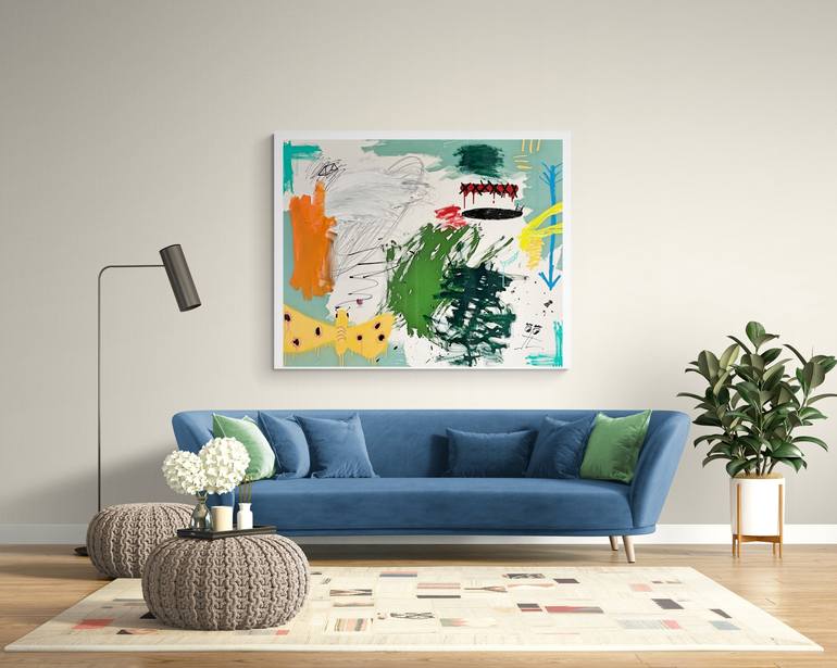 Original Abstract Painting by William Parker