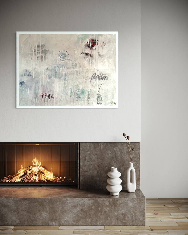 Original Conceptual Abstract Painting by William Parker