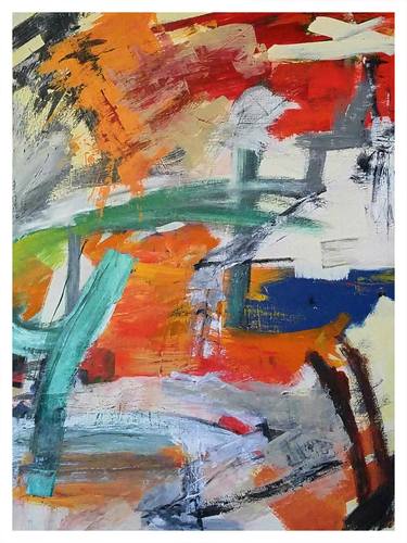 Original Abstract Expressionism Abstract Paintings by William Parker