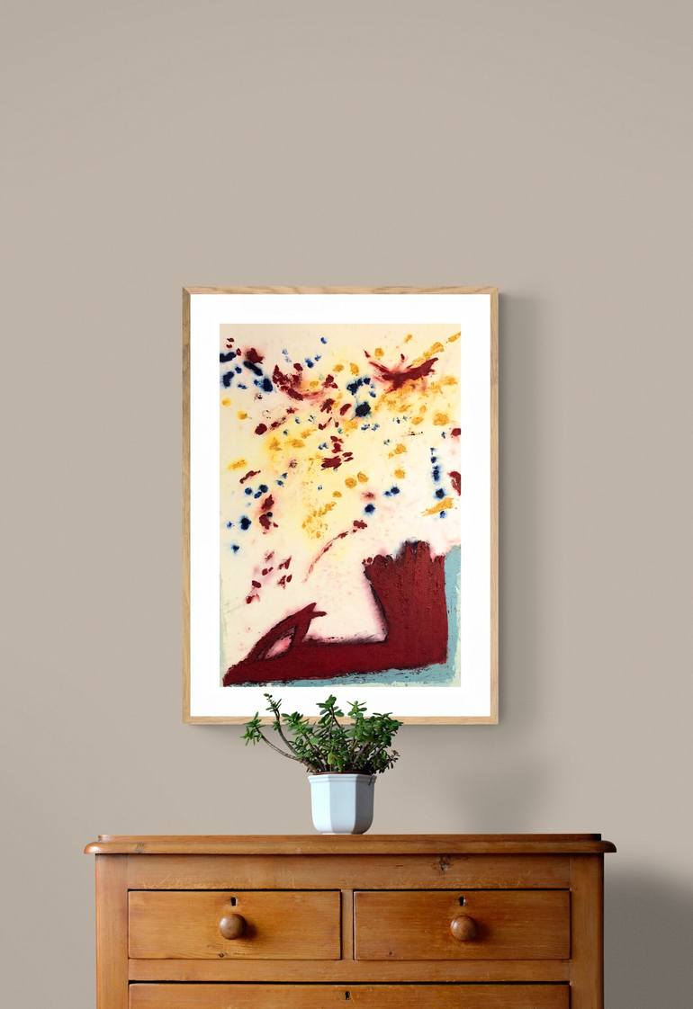 Original Abstract Expressionism Abstract Painting by William Parker