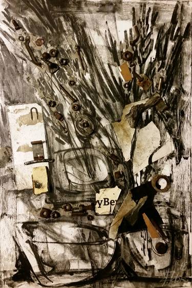 Original Abstract Expressionism Abstract Drawings by Yuriy Zadorozhnyy