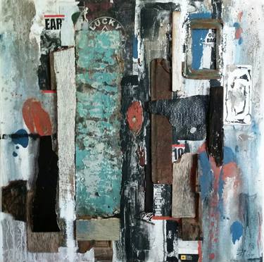 Original Abstract Expressionism Abstract Collage by Yuriy Zadorozhnyy