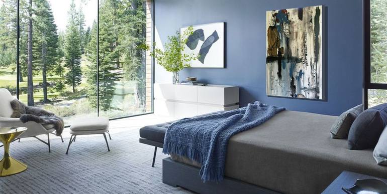 Original Abstract Expressionism Abstract Painting by Yuriy Zadorozhnyy