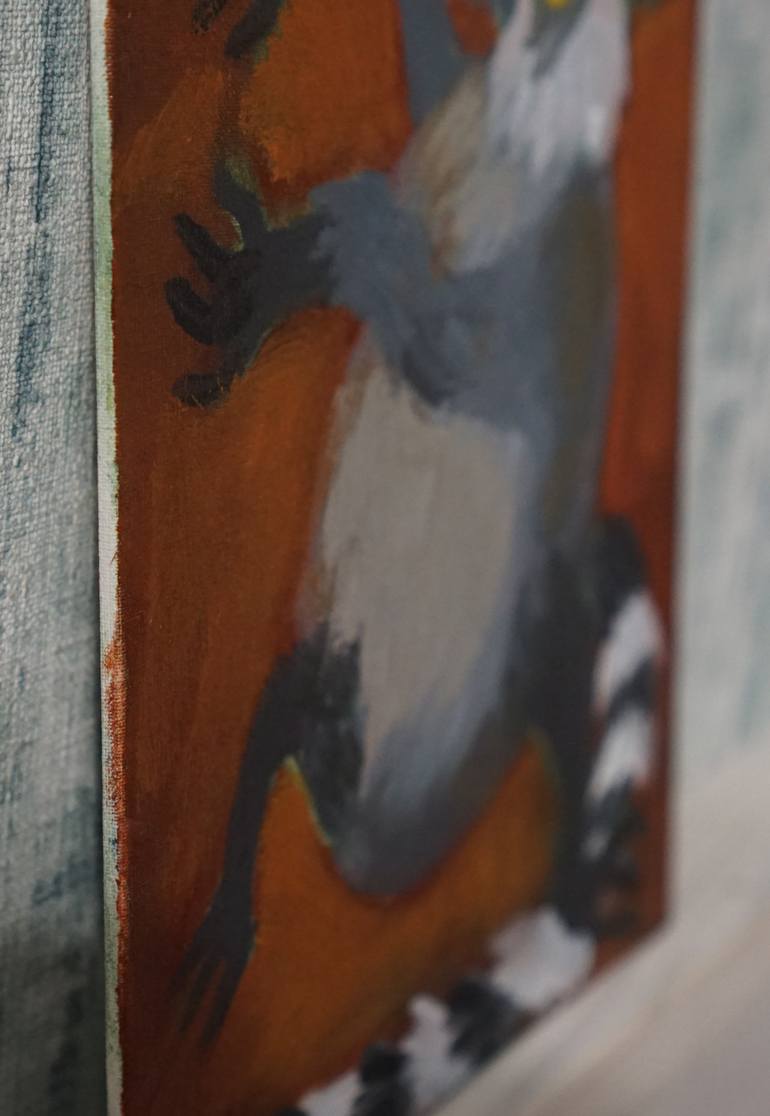 Original Expressionism Animal Painting by Lana Mironova