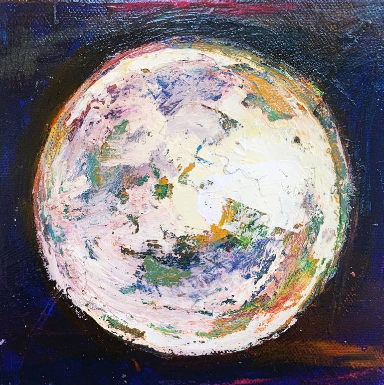 Blessing Moon Painting by Joanna Myles | Saatchi Art