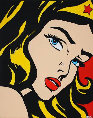 Print of Pop Art Comics Paintings by MENDI ART