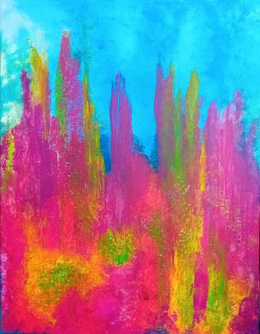 Print of Abstract Expressionism Abstract Paintings by MENDI ART