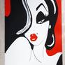 Unique work by artist “MENDI”, supplied with a certificate of authenticity. 
“Jessica Rabbit in acrylic paint on canvas.

The sides of the work are also painted. 
The canvas is protected with a layer of varnish, has been signed, dated and is Ready-to-Hang.